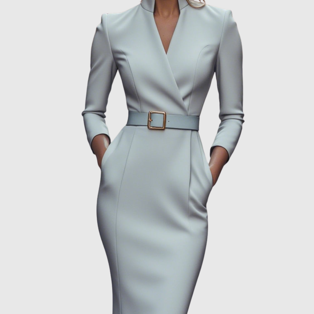 Claribel - Elegancka Sukienka Midi