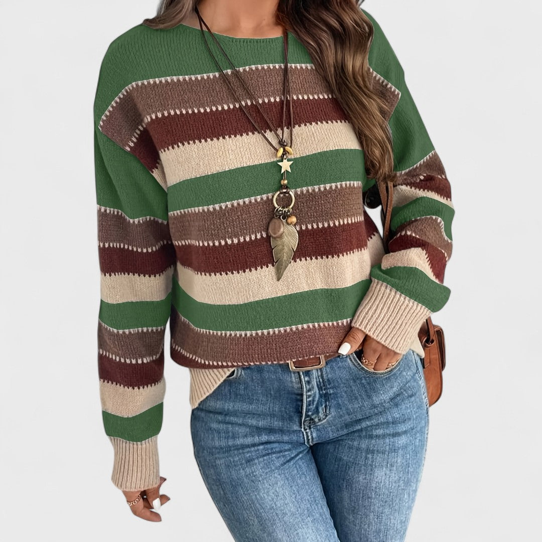 Zofia – Casualny Sweter Vintage dla Kobiet