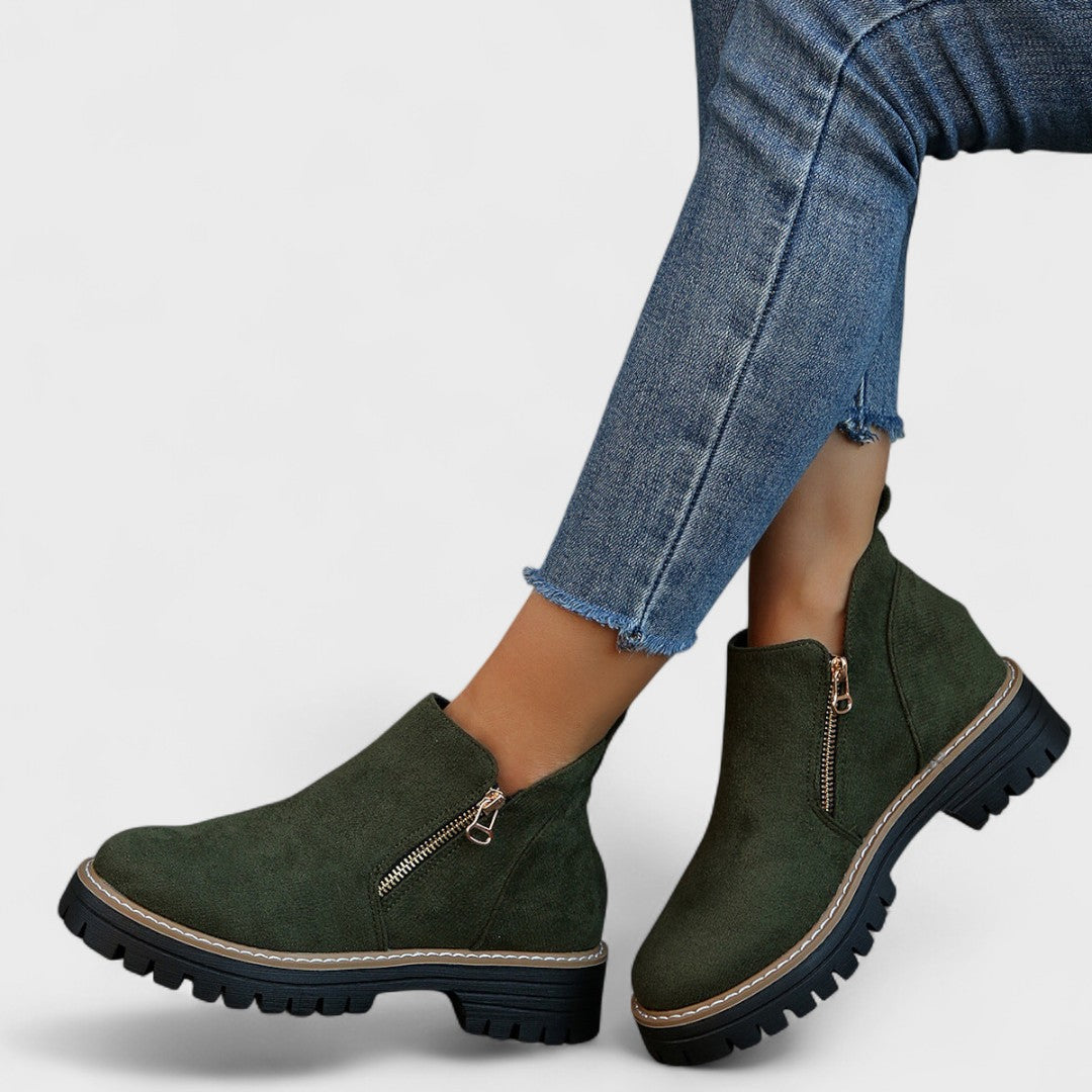 Krystyna - Eleganckie botki na kostkę