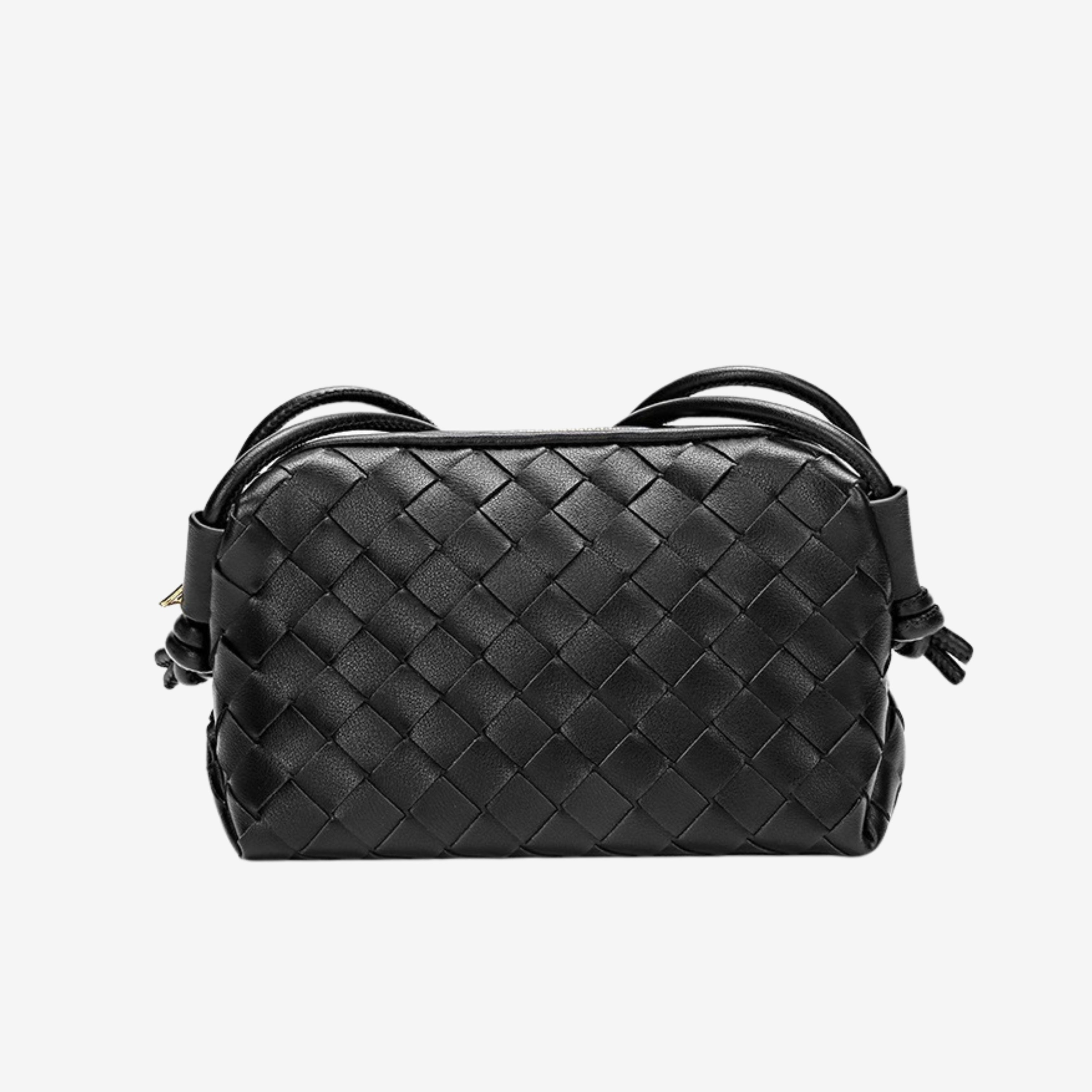 Małgorzata - Kompaktowa torebka na ramię pleciona na co dzień