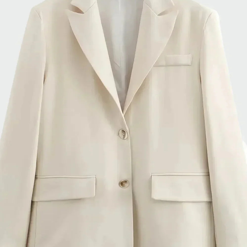 Hanna - Oversize Kurtka z Nowoczesną Linią