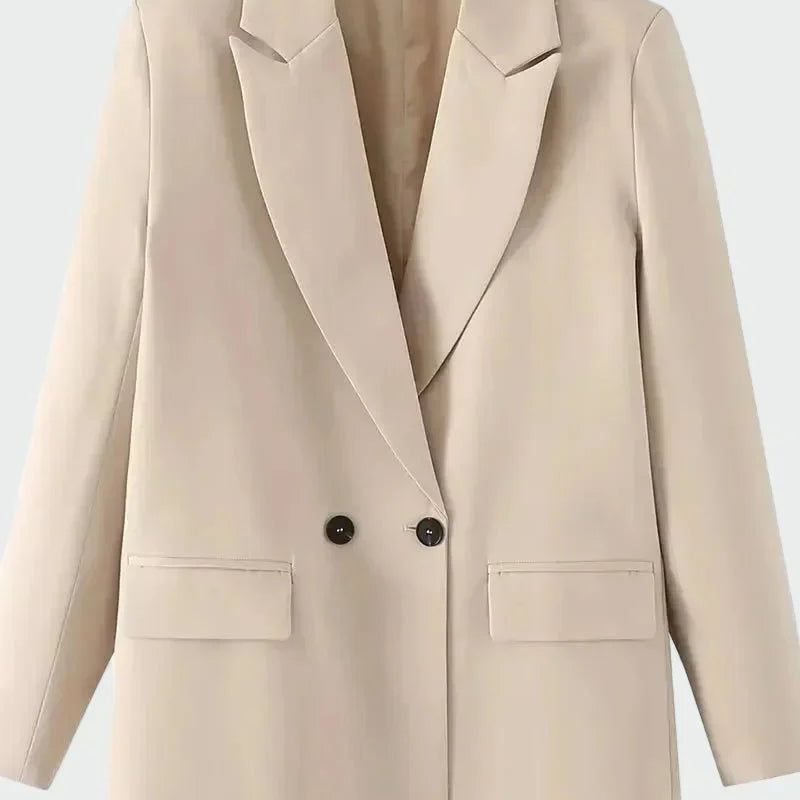 Hanna - Oversize Kurtka z Nowoczesną Linią