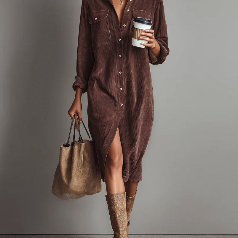 Katarzyna - Luźna nowoczesna sukienka