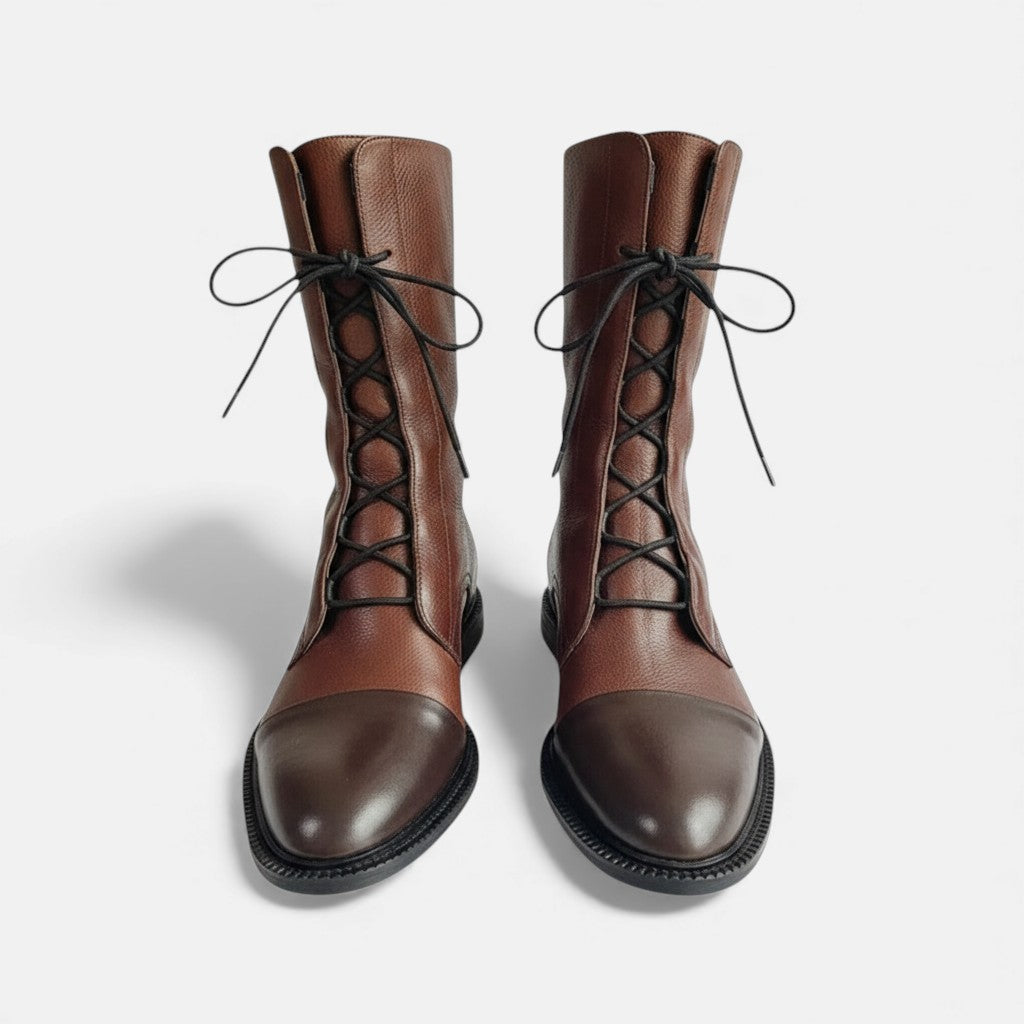 Agnieszka - Ortopedyczne botki skórzane