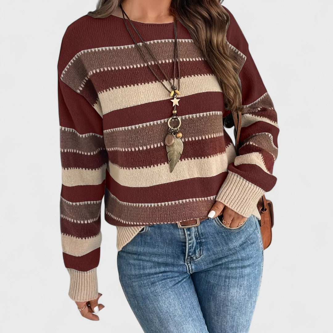 Zofia – Casualny Sweter Vintage dla Kobiet