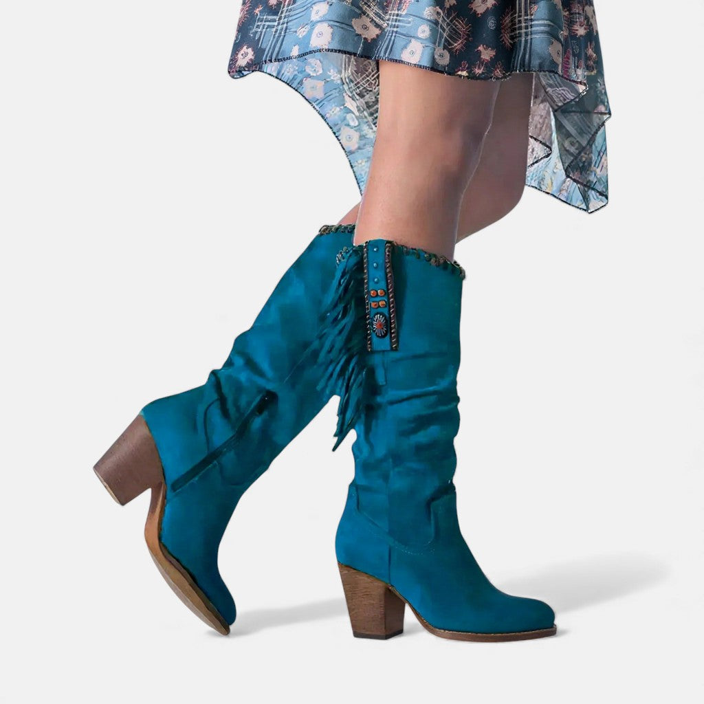 Julia - Wygodne skórzane botki